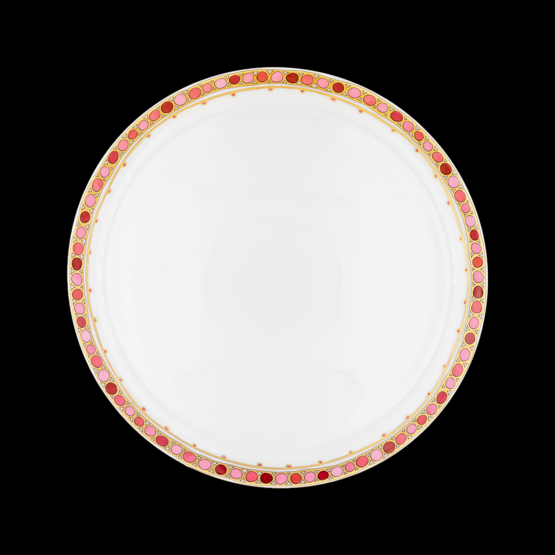 Robert Haviland & C. Parlon, Syracuse Fuschia, Round flat tarte dish