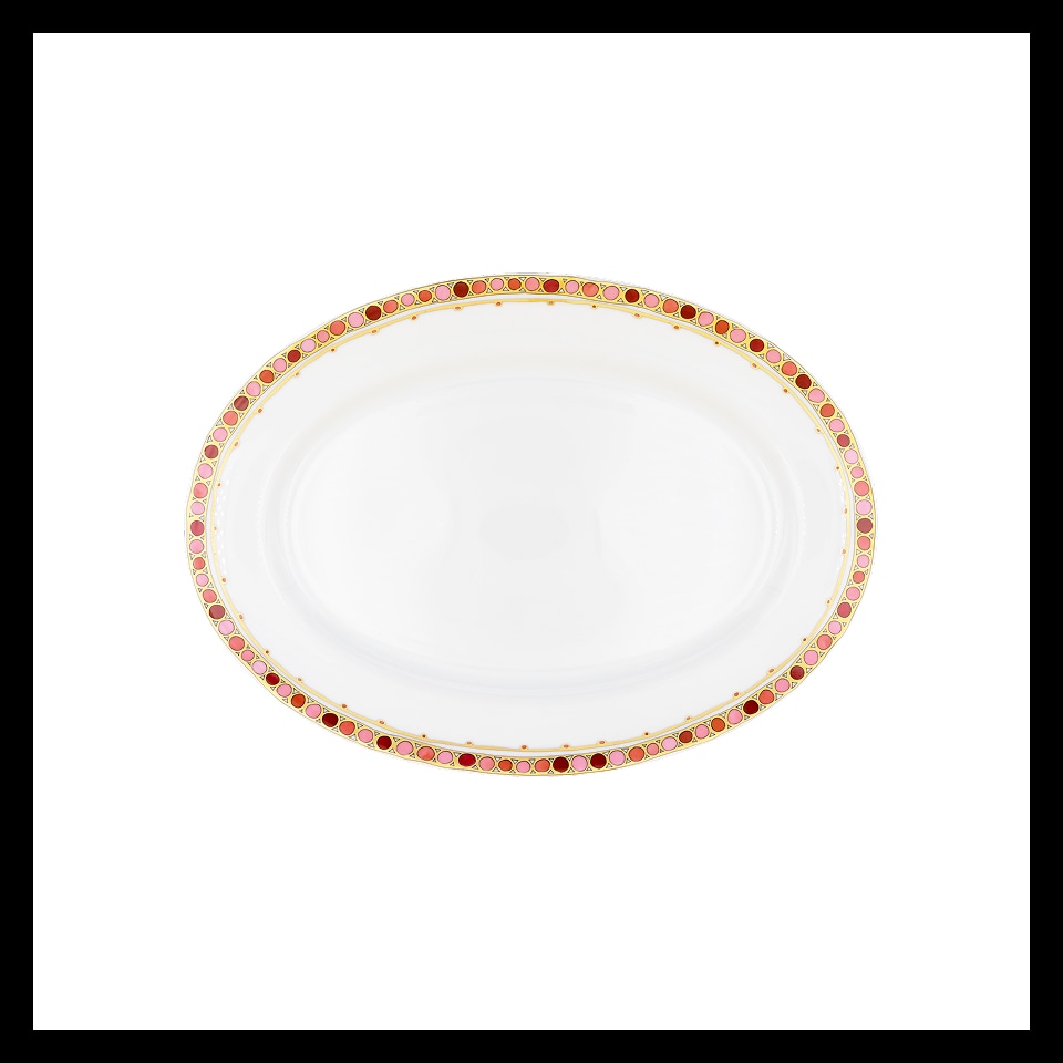 Robert Haviland & C. Parlon, Syracuse Fuschia, Oval platter 36 cm