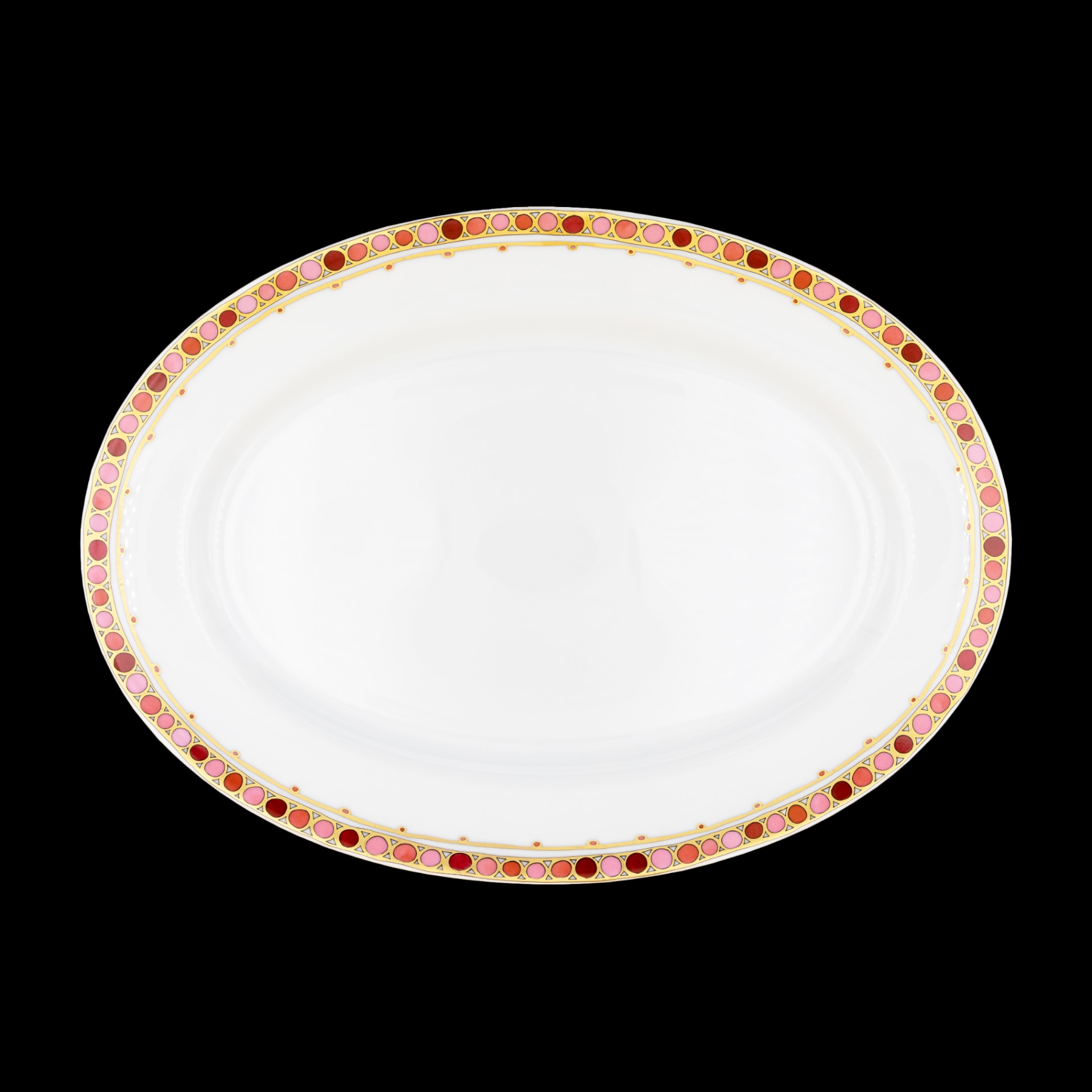 Robert Haviland & C. Parlon, Syracuse Fuschia, Oval platter 42 cm