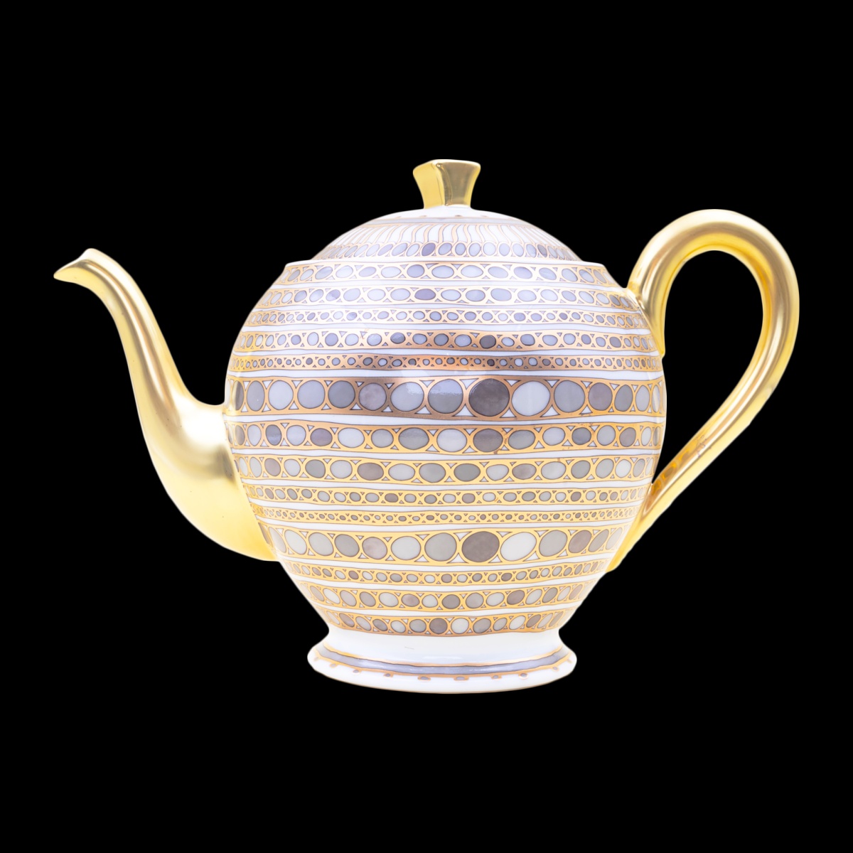 Robert Haviland & C. Parlon, Syracuse Taupe, Tea pot 12 cups