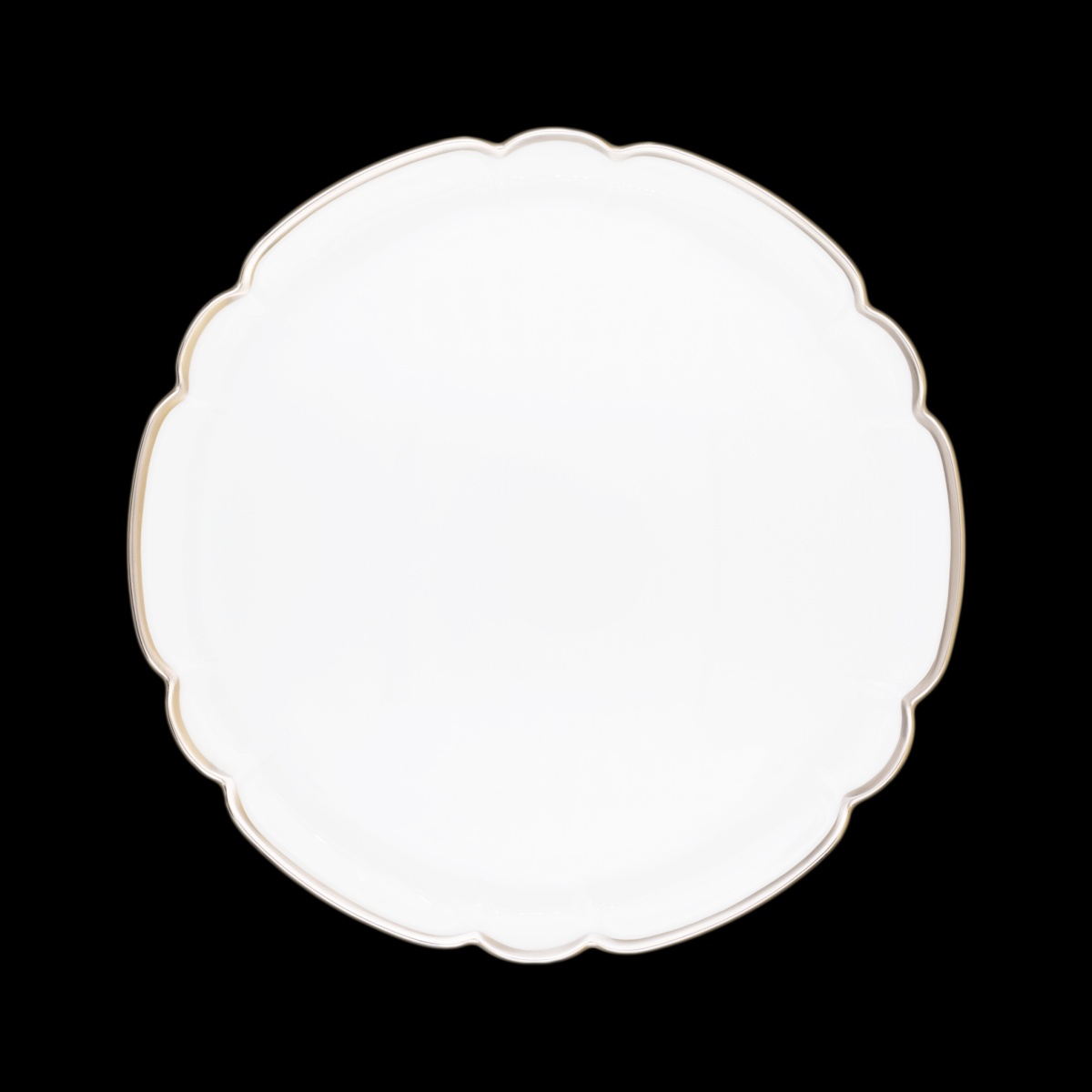Robert Haviland & C. Parlon, Colette Platinum, Round flat tarte dish