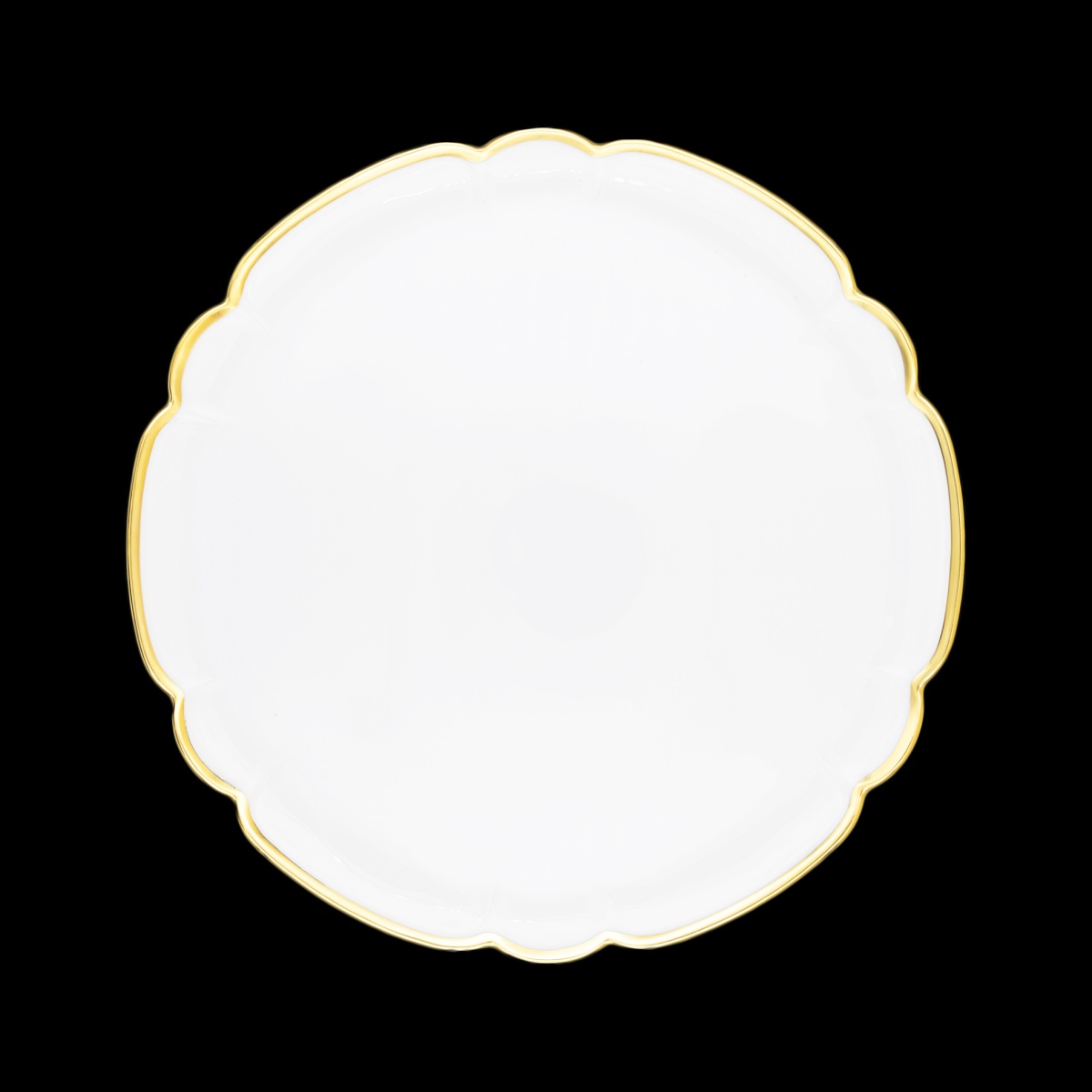 Robert Haviland & C. Parlon, Colette Gold, Round flat tarte dish