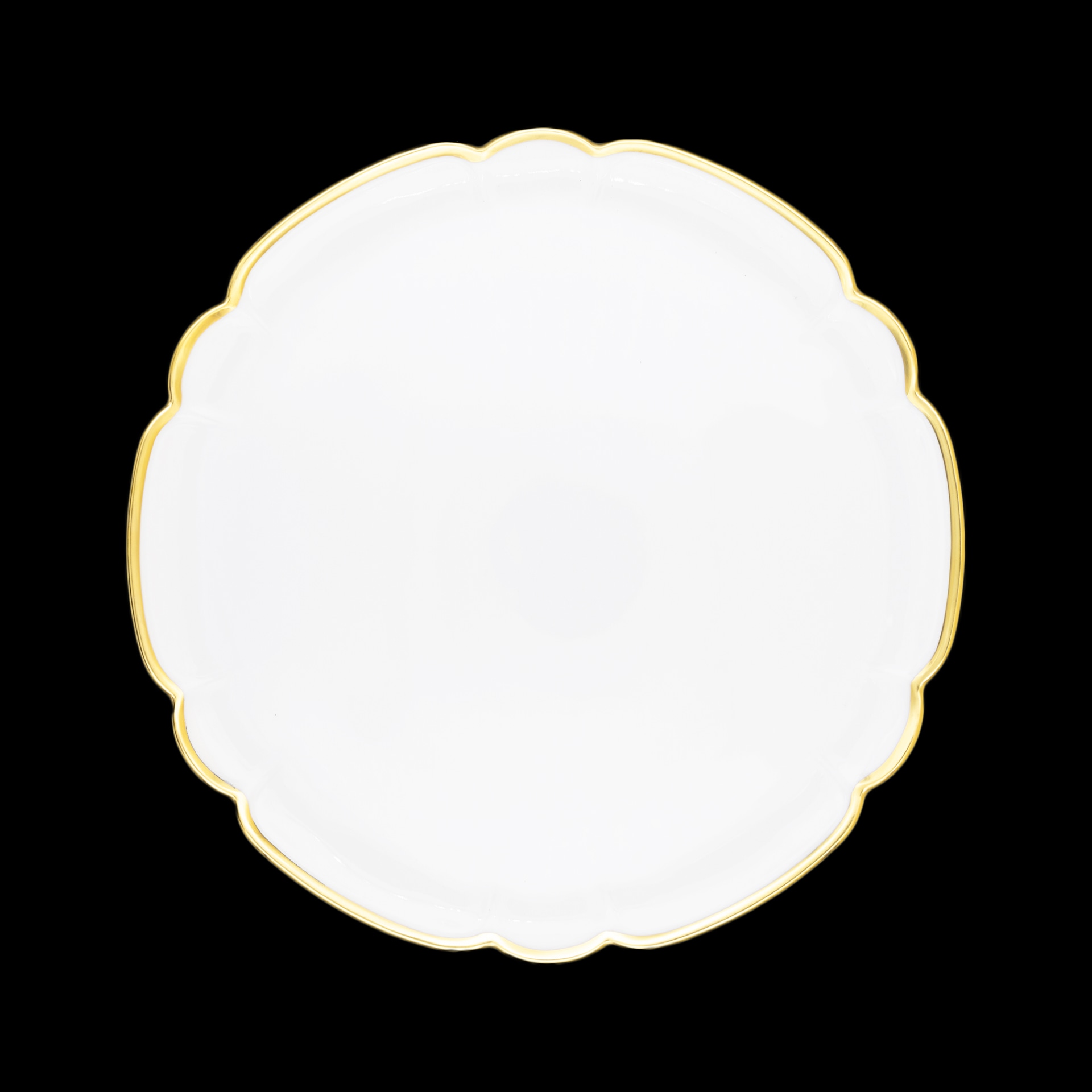 Robert Haviland & C. Parlon, Colette Gold, Round flat tarte dish