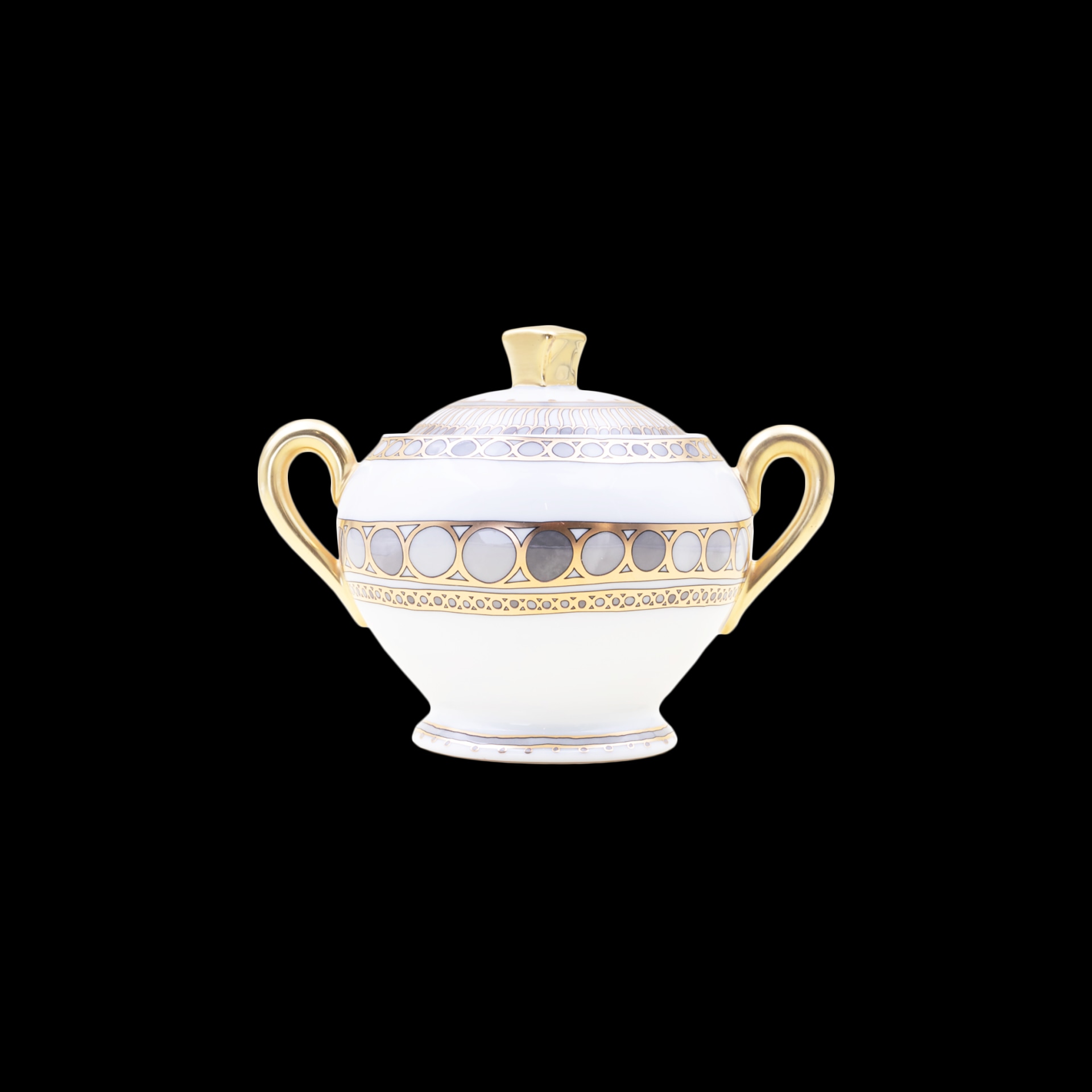 Robert Haviland & C. Parlon, Syracuse Taupe, Sugar bowl