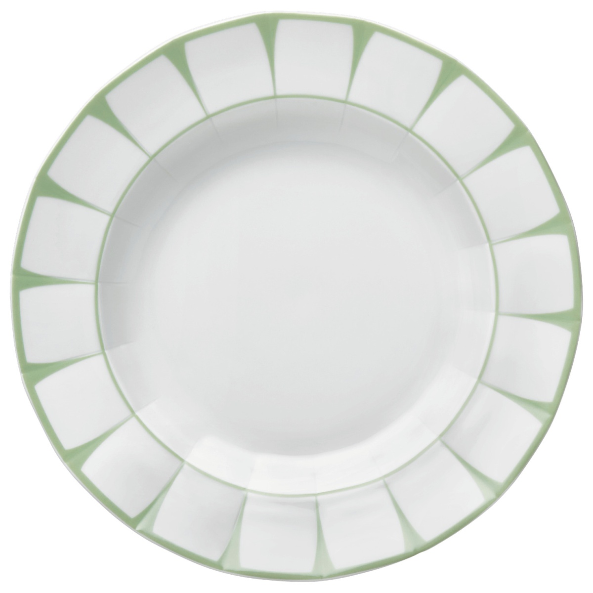 Fürstenberg, Grecque Vert Menthe, Soup plate
