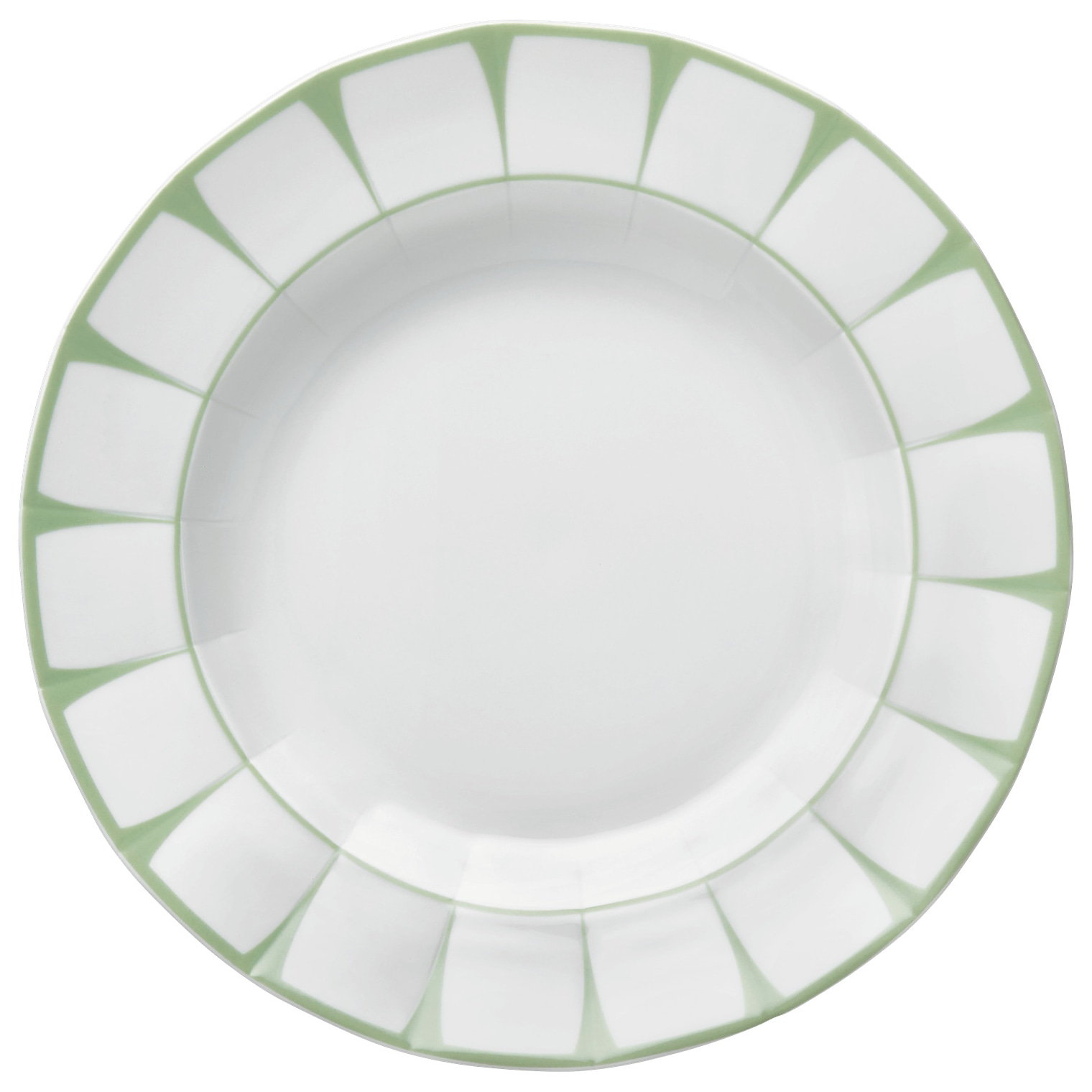 Fürstenberg, Grecque Vert Menthe, Soup plate