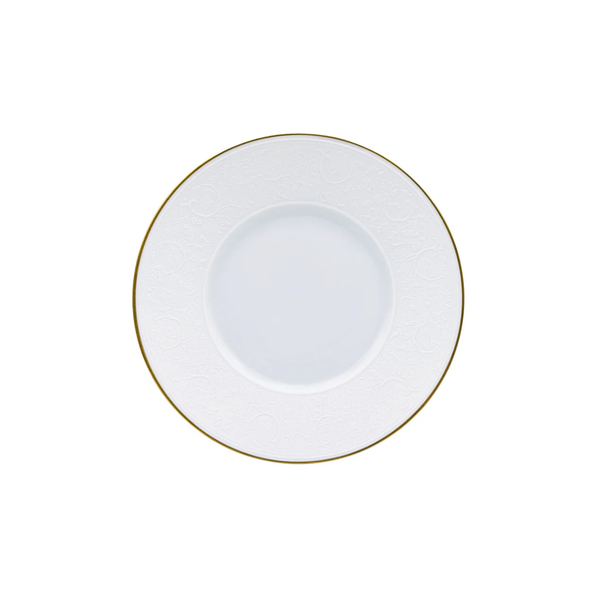 J.L Coquet, Swan White Gold Filet, Dessert plate