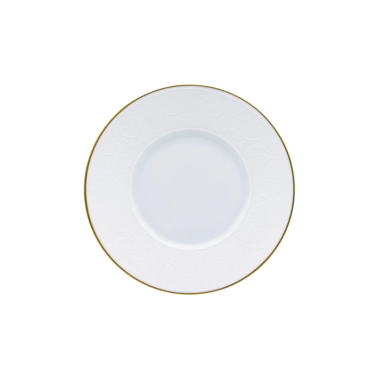 J.L Coquet, Swan White Gold Filet, Dessert plate