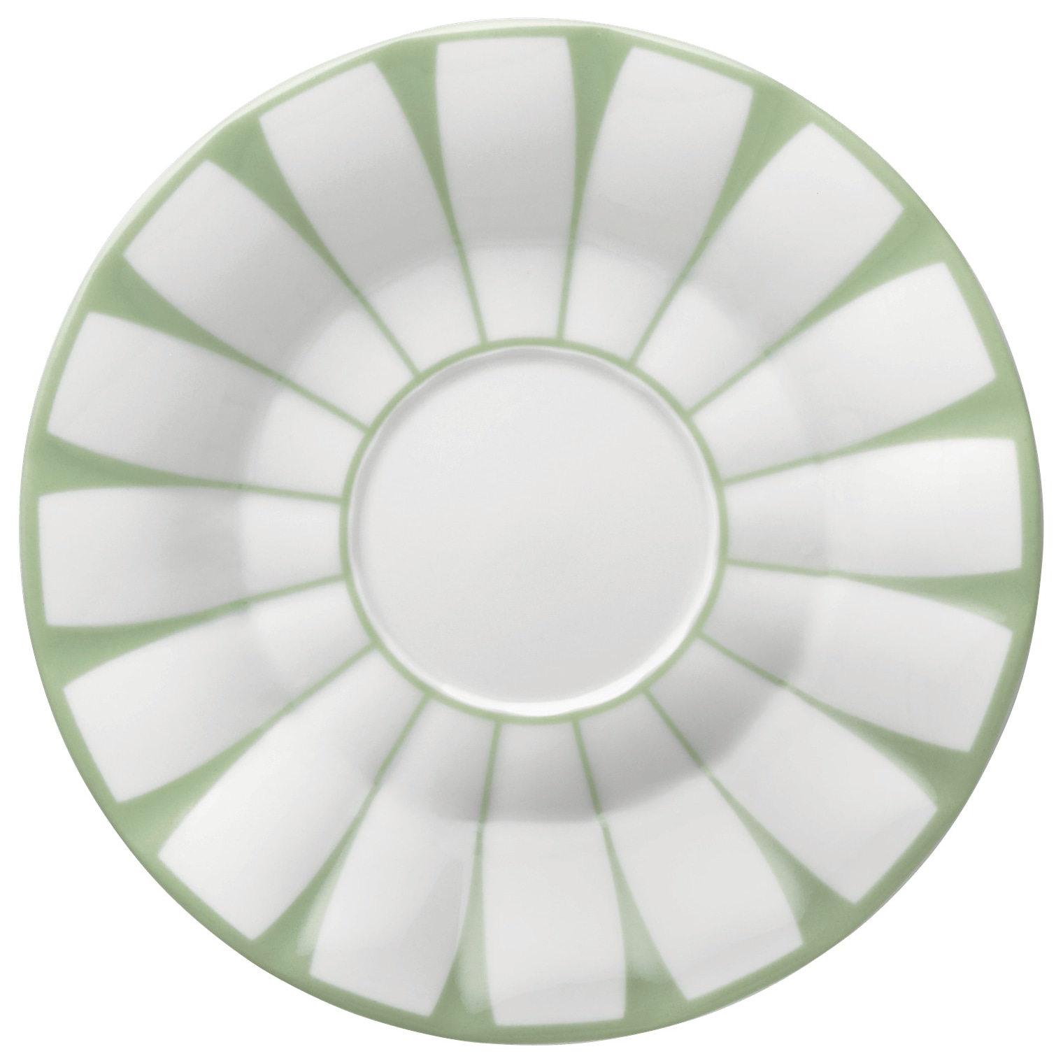 Fürstenberg, Grecque Vert Menthe, Coffee/tea saucer