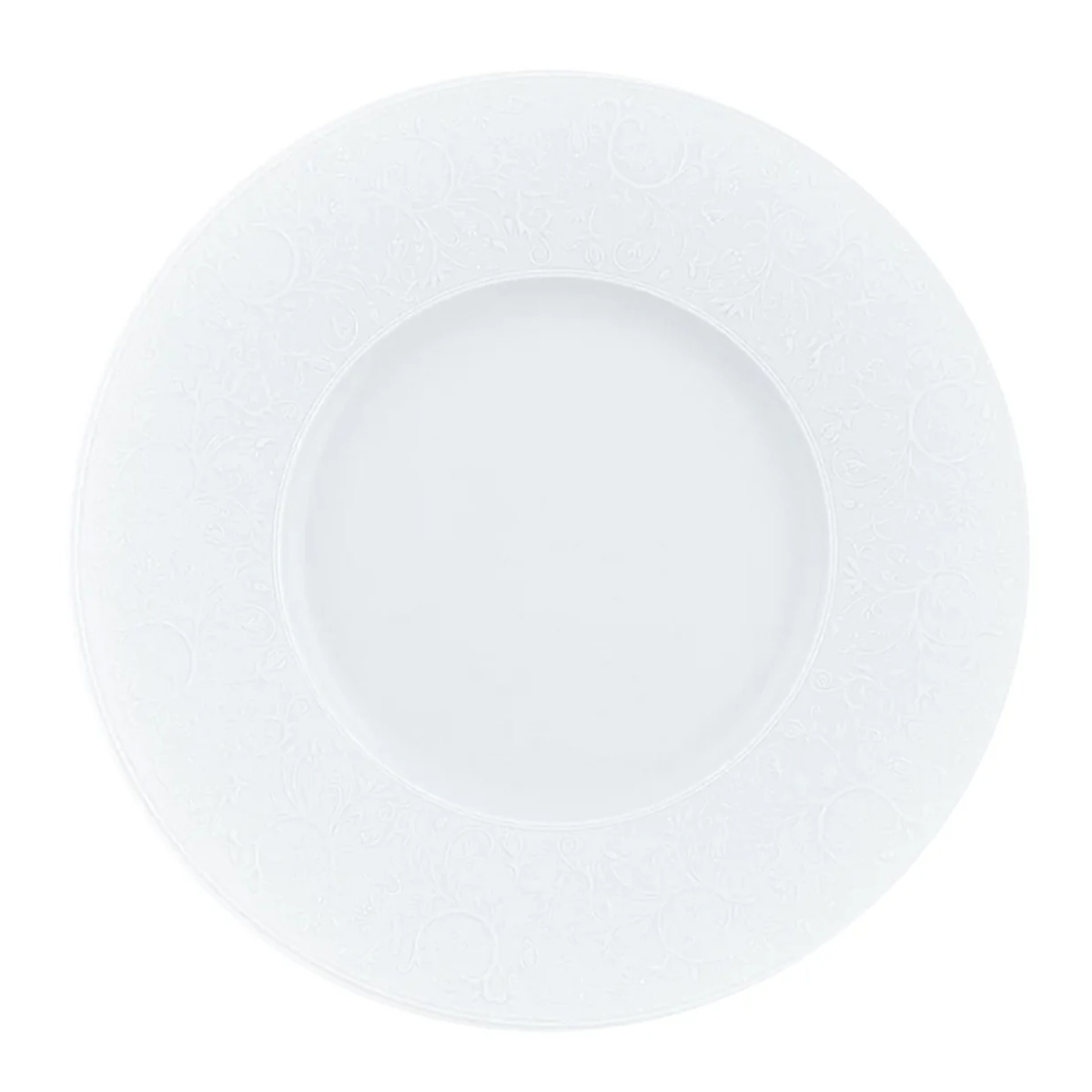 J.L Coquet, Swan Satin White, Presentation plate