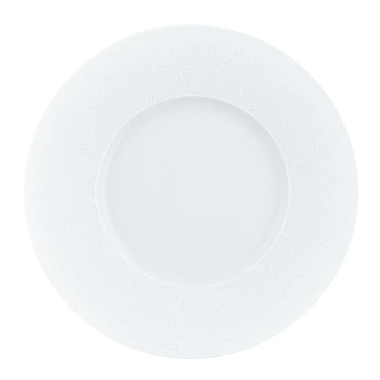 J.L Coquet, Swan Satin White, Presentation plate