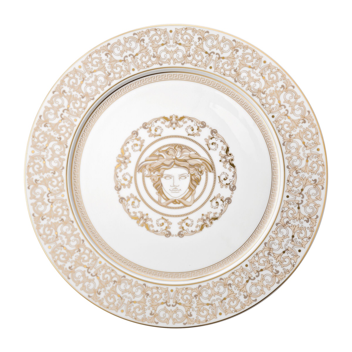 Versace, Medusa gala, Presentation plate
