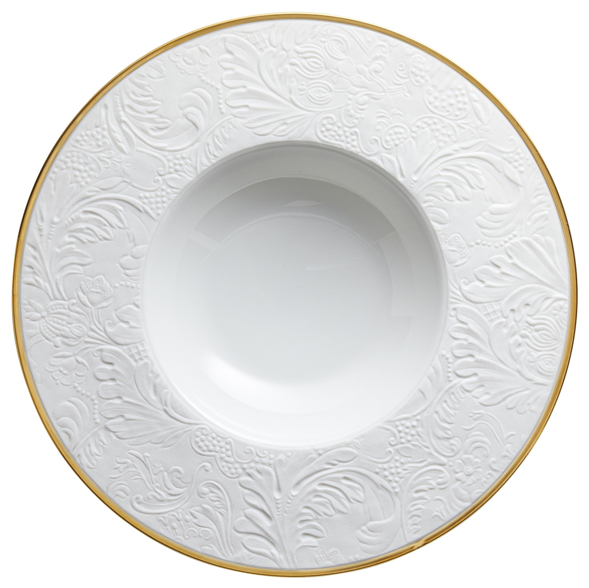 Raynaud, Italian Renaissance Gold Rim, Rim plate deep