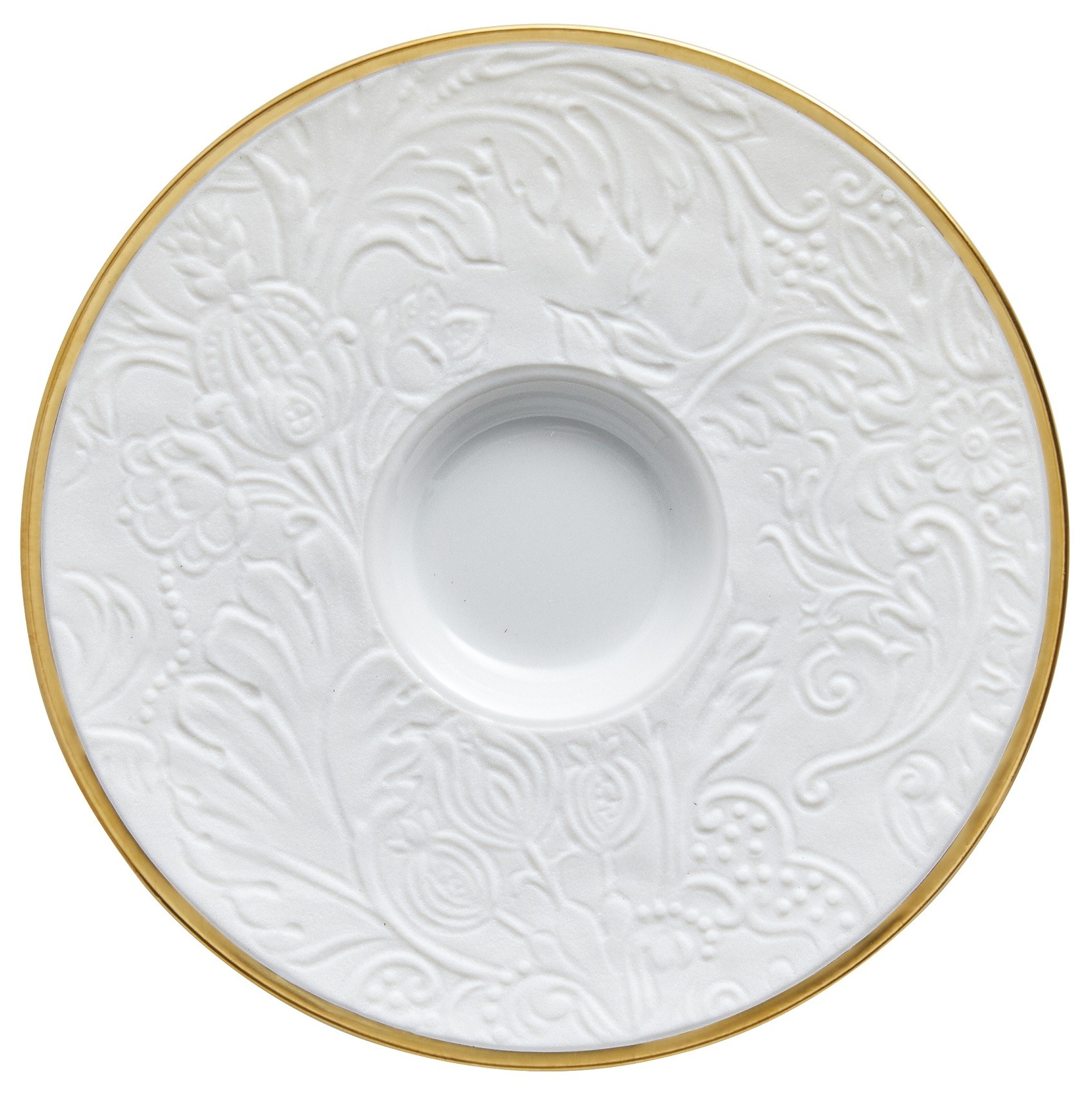 Raynaud, Italian Renaissance Gold Rim, Espresso or moka saucer