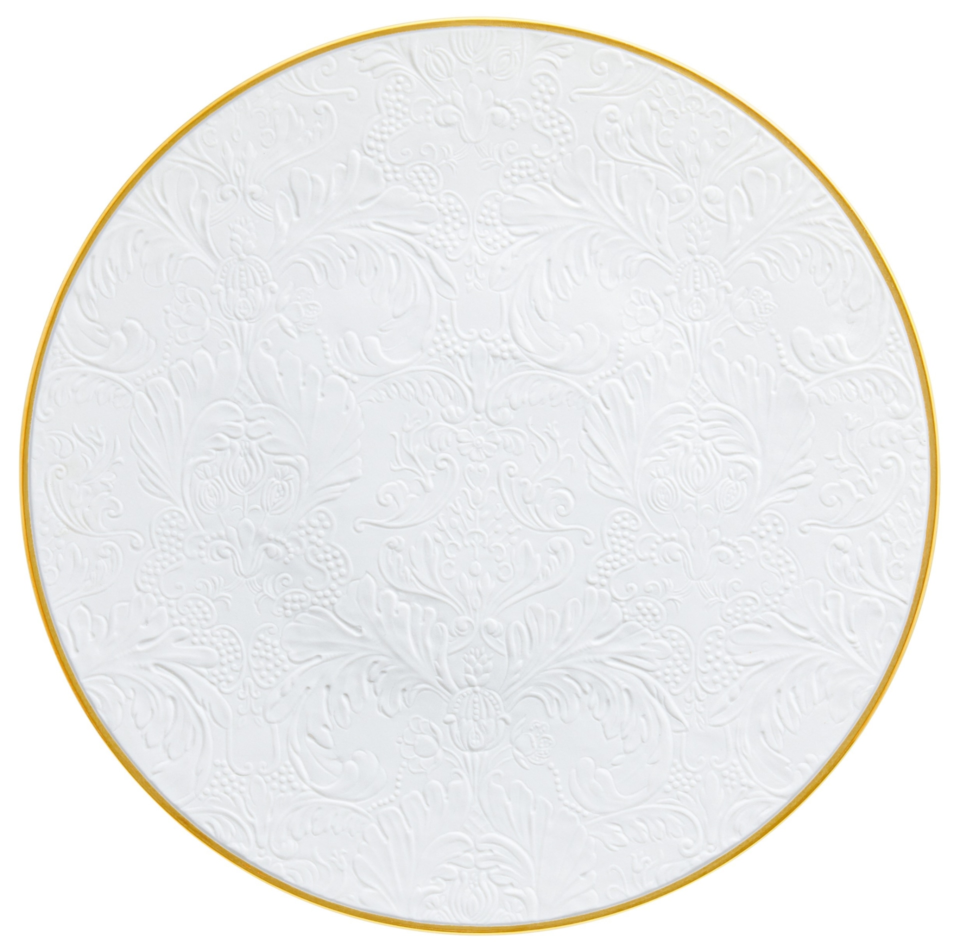 Raynaud, Italian Renaissance Gold Rim, Presentation plate