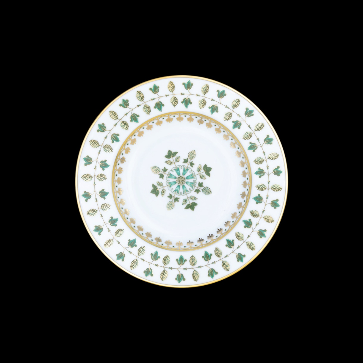 Robert Haviland & C. Parlon, Matignon Green, Rim soup plate