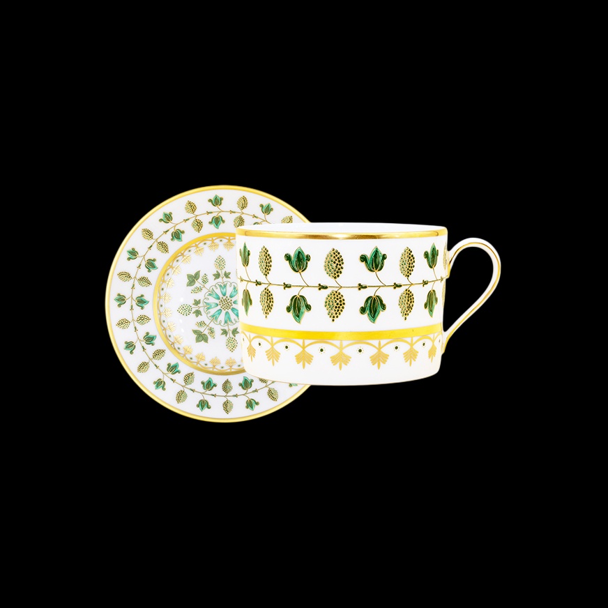 Robert Haviland & C. Parlon, Matignon Green, Breakfast cup & saucer