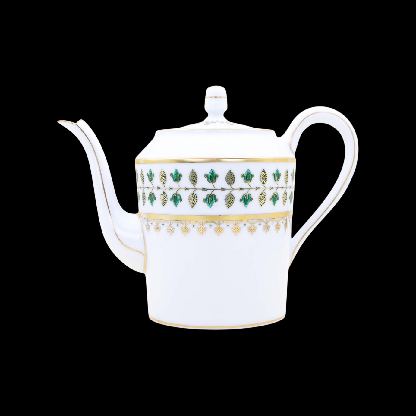 Robert Haviland & C. Parlon, Matignon Green, Tea pot 6 cups