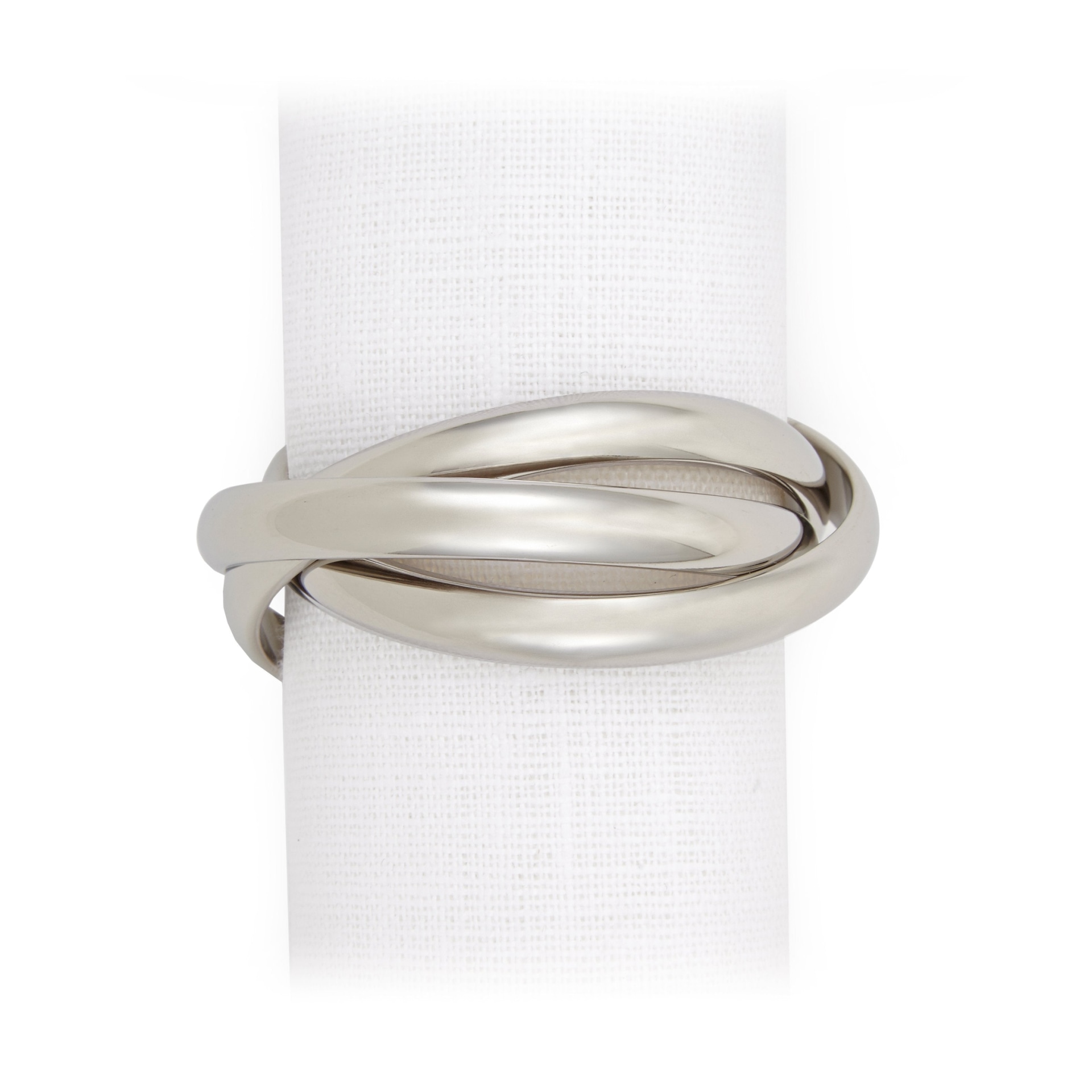 L'Objet, Napkin rings, Three-ring Napkin rings, set of 4