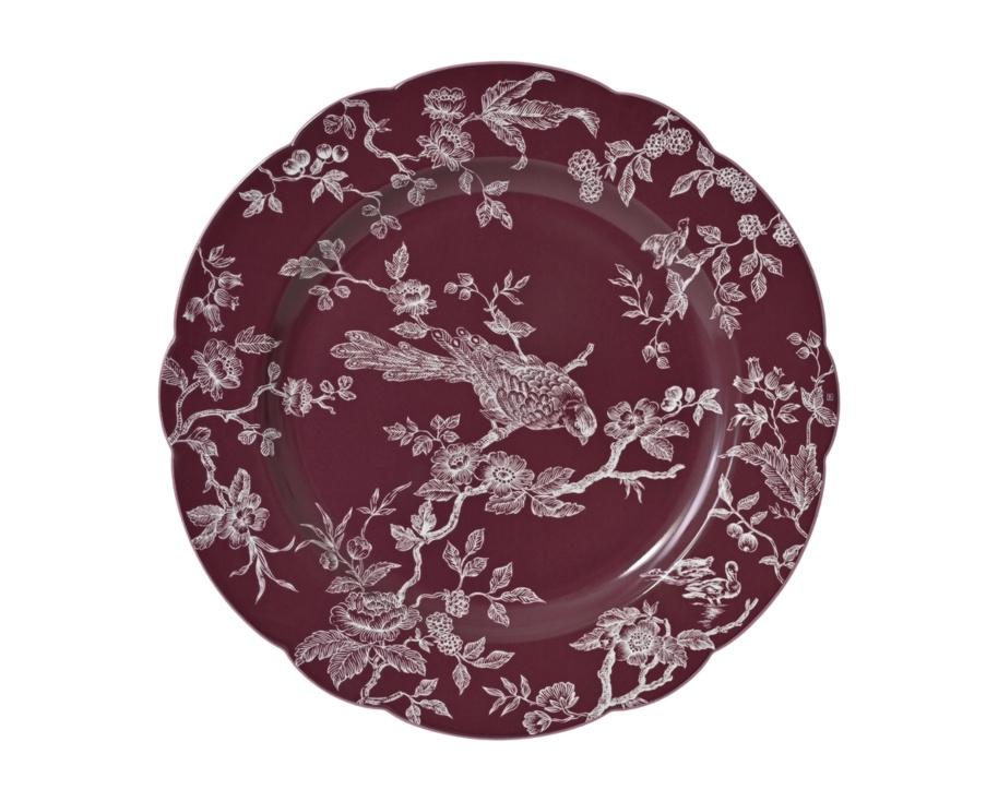 Bernardaud, Albertine prune, Presentation plate, plum