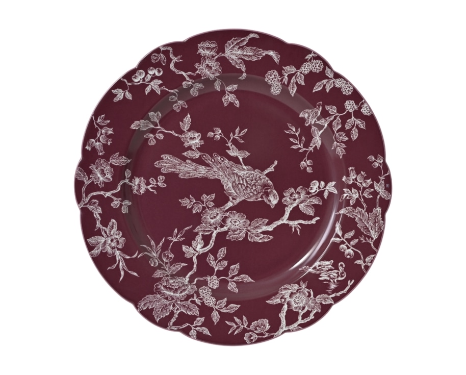 Bernardaud, Albertine prune, Presentation plate, plum