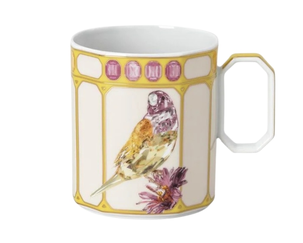 Rosenthal, Swarovski Idyllia, Mug, finch yellow