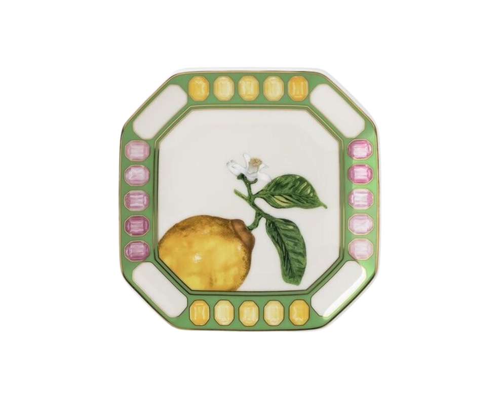 Rosenthal, Swarovski Idyllia, Dish 11 cm, green