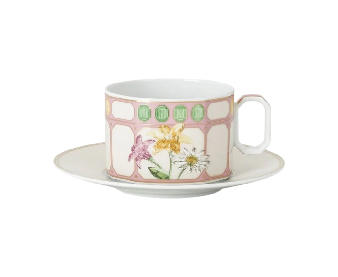 Rosenthal, Swarovski Idyllia, Tea cup & saucer