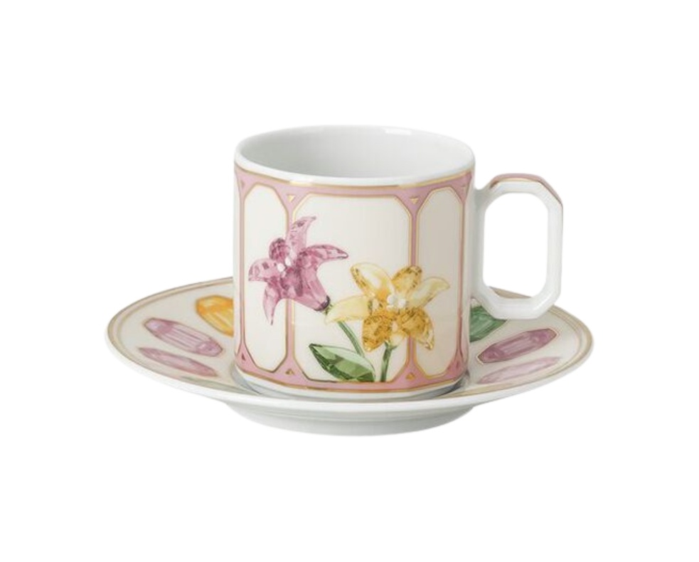 Rosenthal, Swarovski Idyllia, Espresso cup & saucer