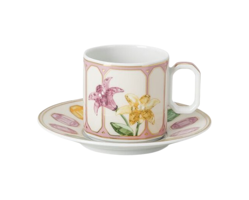 Rosenthal, Swarovski Idyllia, Espresso cup & saucer