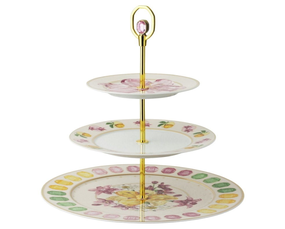 Rosenthal, Swarovski Idyllia, 3 tier etagere