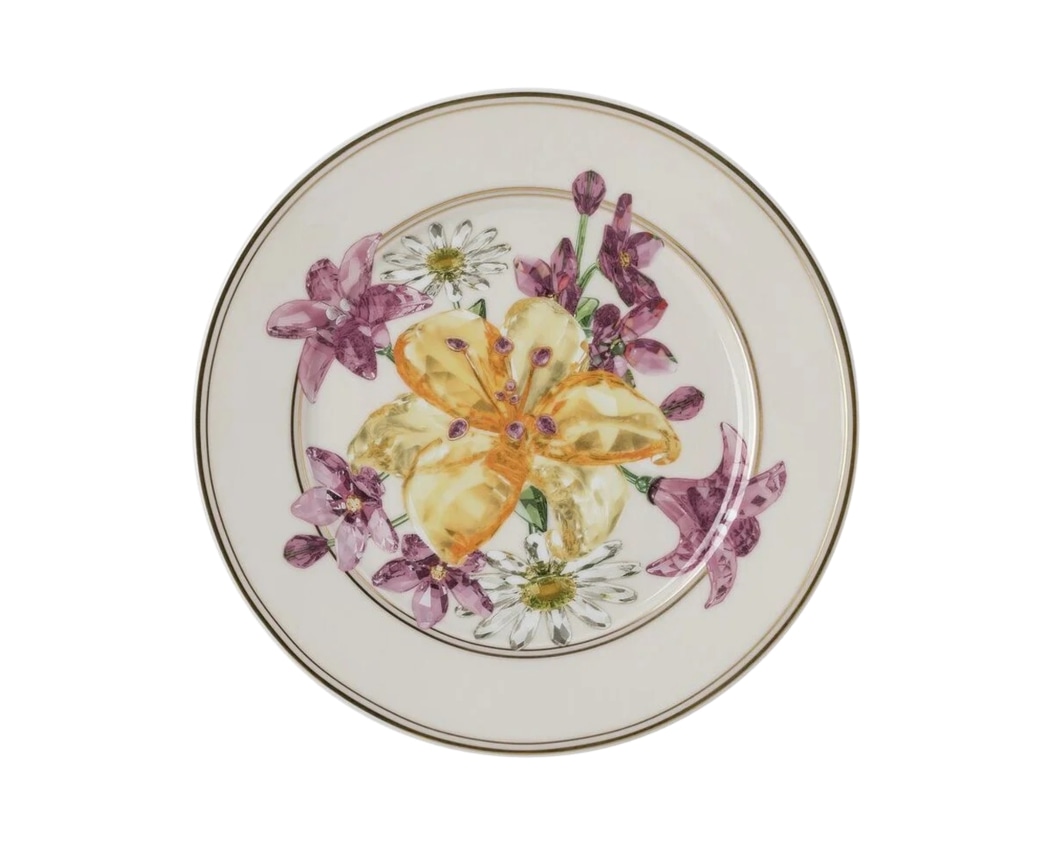 Rosenthal, Swarovski Idyllia, Bread and butter plate, bouquet