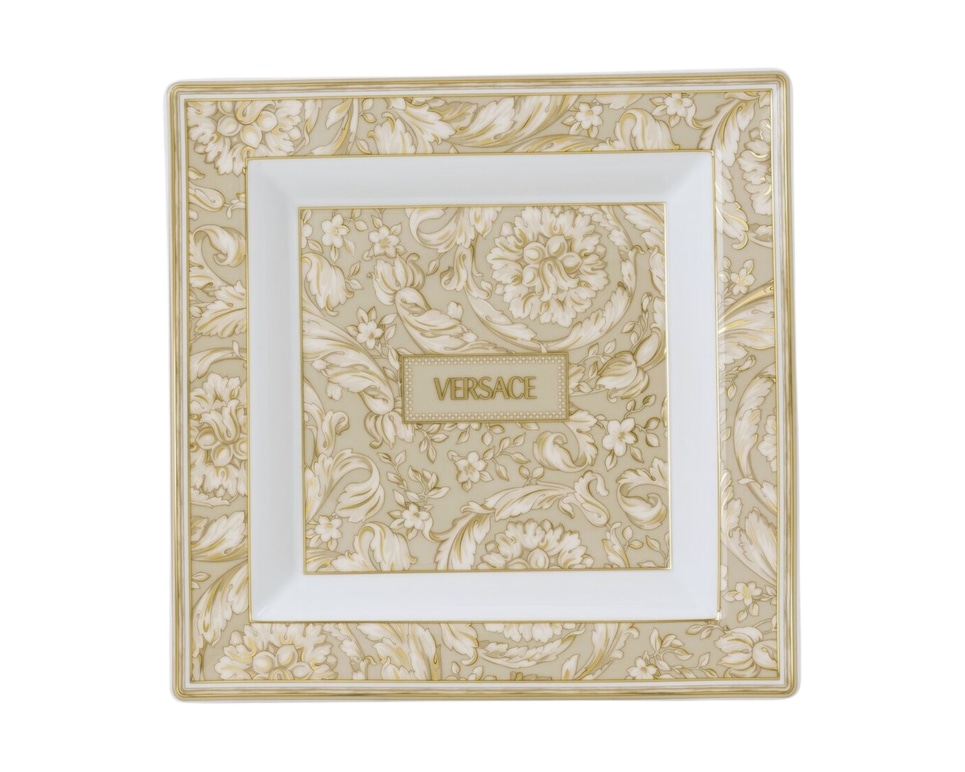 Versace, Barocco Beige, Dish, large
