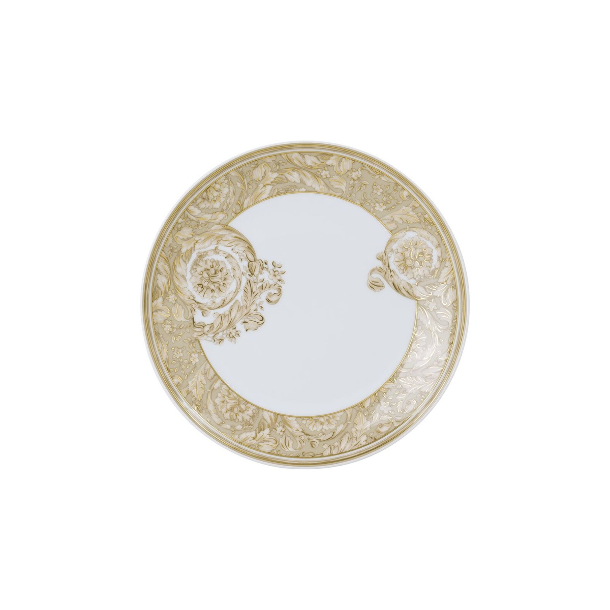 Versace, Barocco Beige, Dessert plate