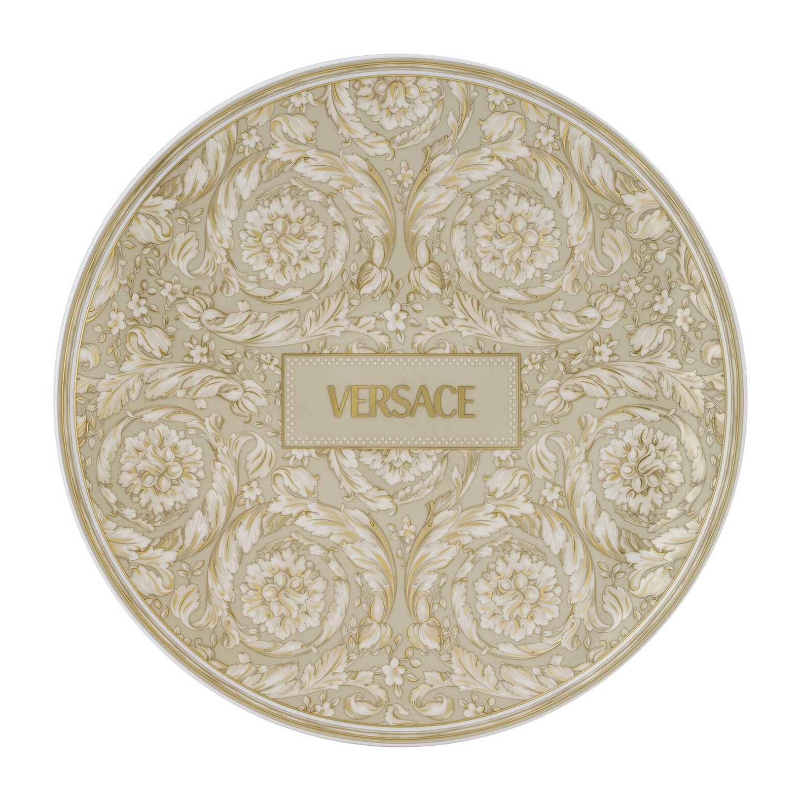 Versace, Barocco Beige, Presentation plate