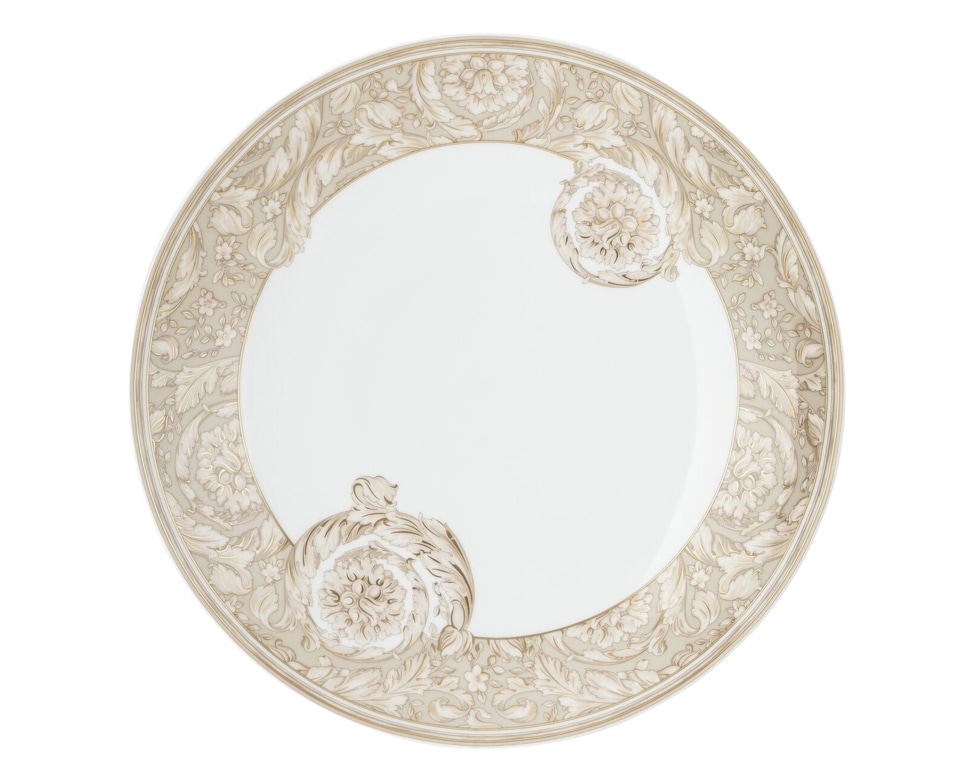 Versace, Barocco Beige, Gourmet plate