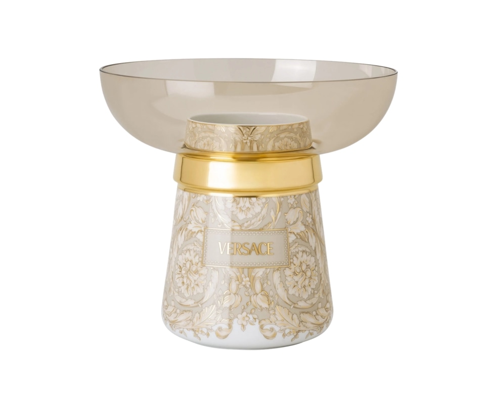 Versace, Barocco Beige, Vase, medium, part of a two-piece set