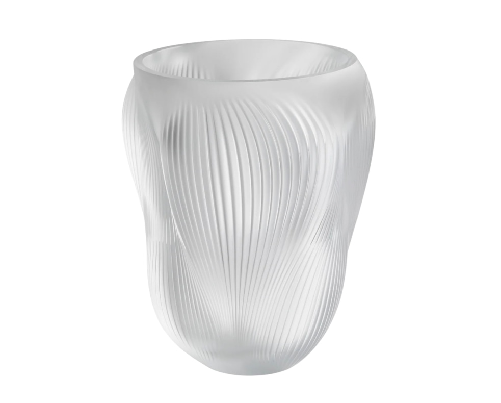 Lalique, Air Alizé, Large vase, clear