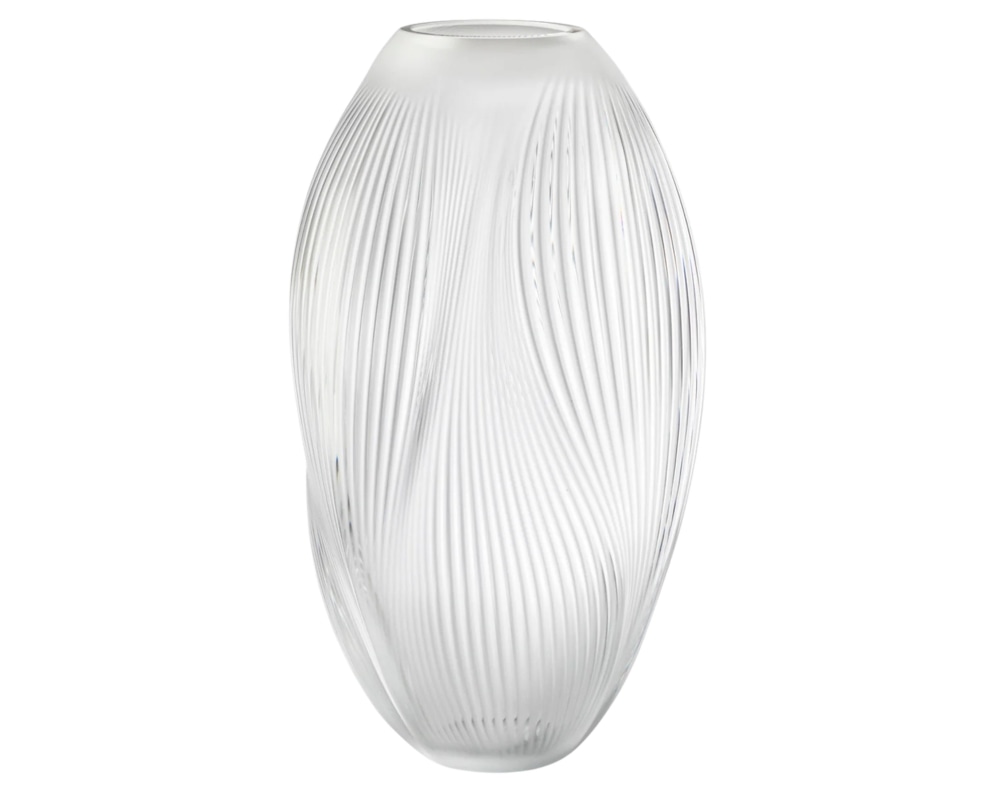 Lalique, Air Alizé, Extra large vase, clear
