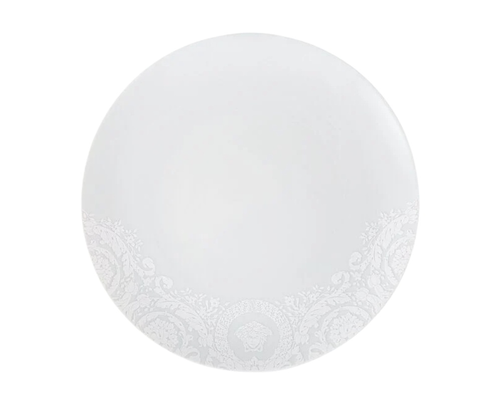 Versace, Barocco '92 Bianco, Dinner plate