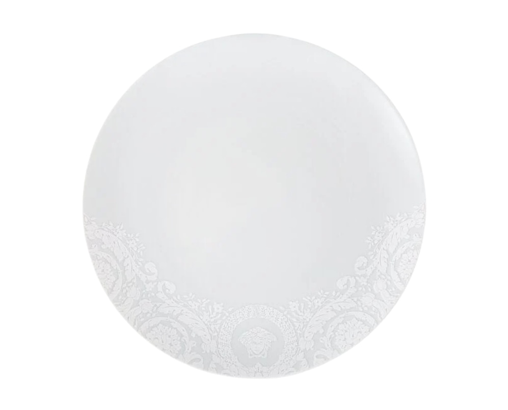Versace, Barocco '92 Bianco, Dinner plate