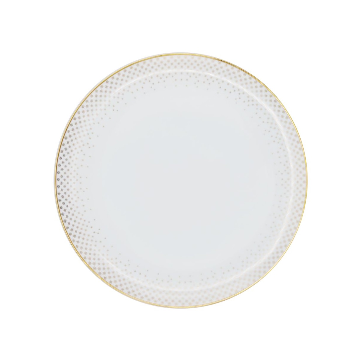 J.L Coquet, Rosace Gold, Flat dish, large
