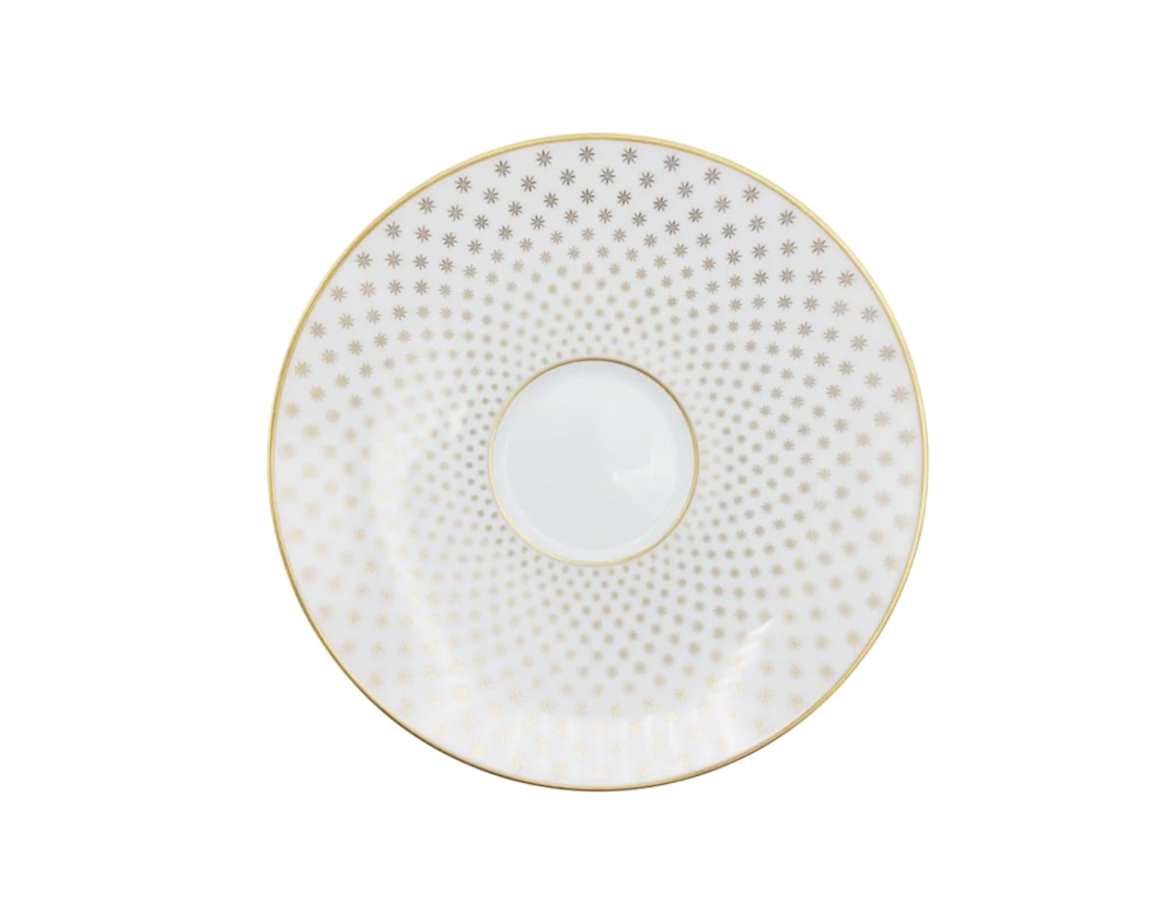 J.L Coquet, Rosace Gold, Sauce serving plate
