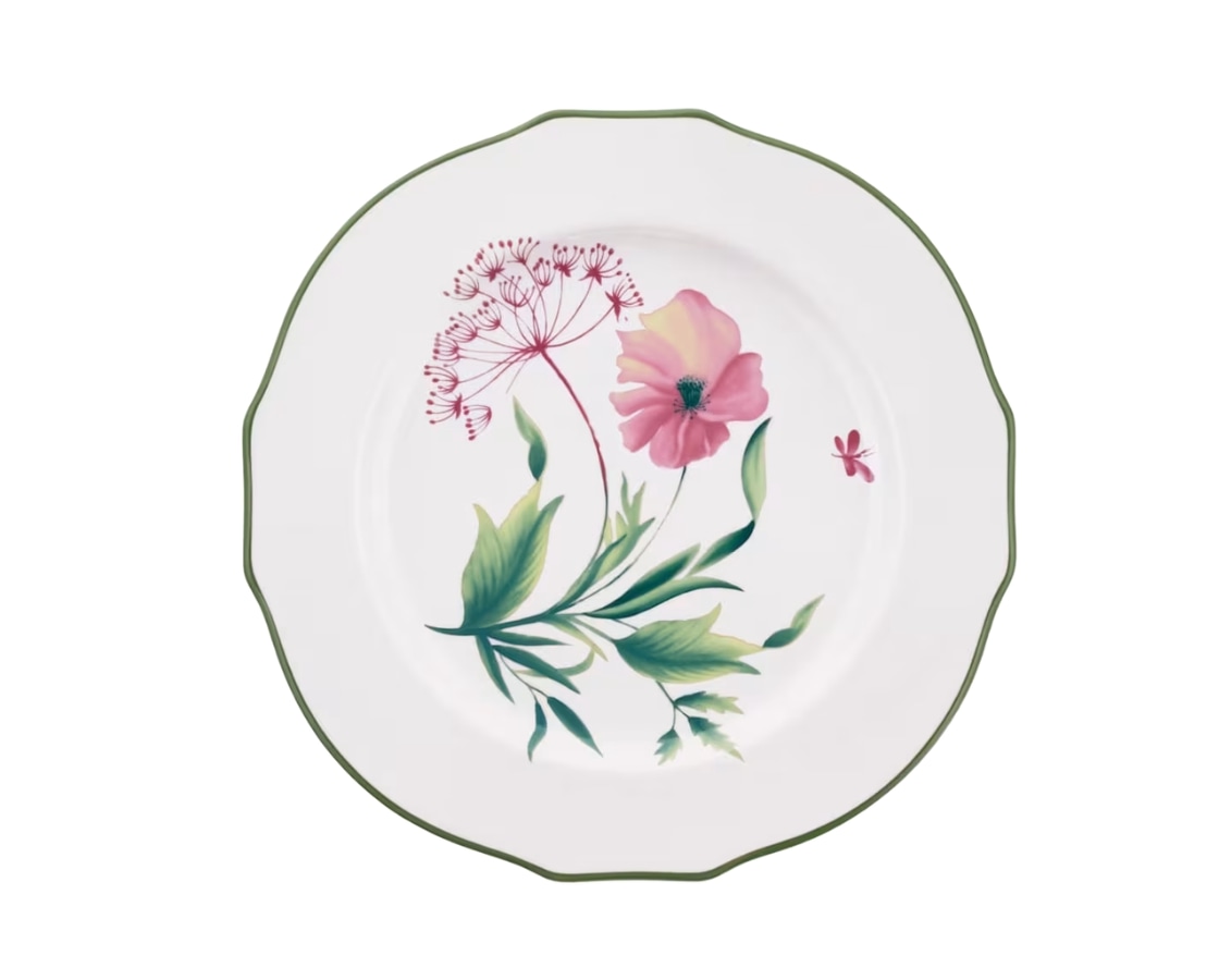 Ginori 1735, Florenza, Dessert plate, malva white
