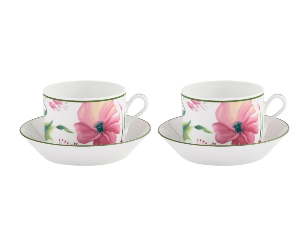 Ginori 1735, Florenza, Set of 2 tea cups and saucers