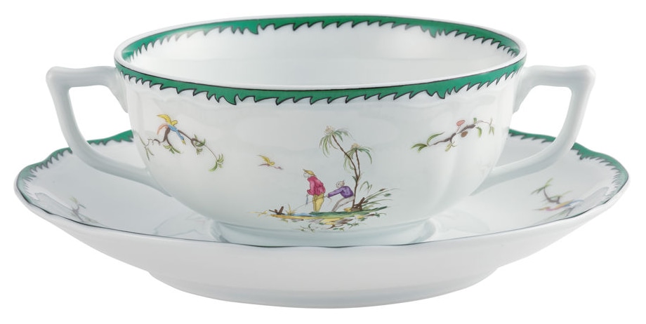 Raynaud, Longjiang, Cream soup cup without saucer, motif №2