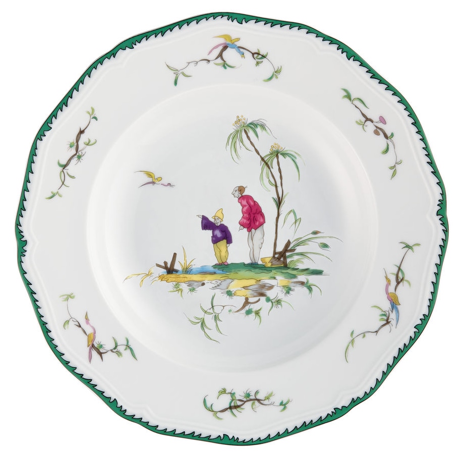 Raynaud, Longjiang, Deep plate with rim, motif №4