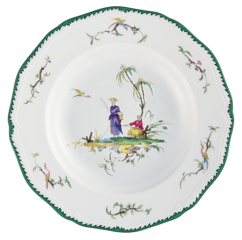 Raynaud, Longjiang, Deep plate with rim, motif №3