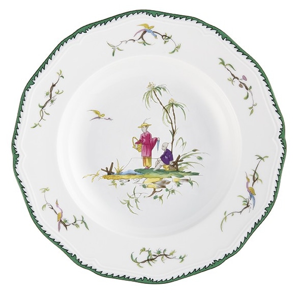 Raynaud, Longjiang, Deep plate with rim, motif №6