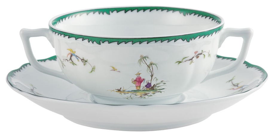 Raynaud, Longjiang, Cream soup cup without saucer, motif №6